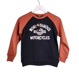 NWT Harley-Davidson Boys' Fleece Crew Sweatshirt, sz 8/10